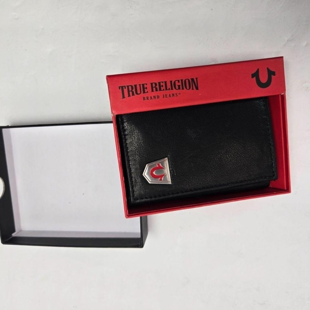 True Religion Trifold Wallet with RFID Protection - New in Box